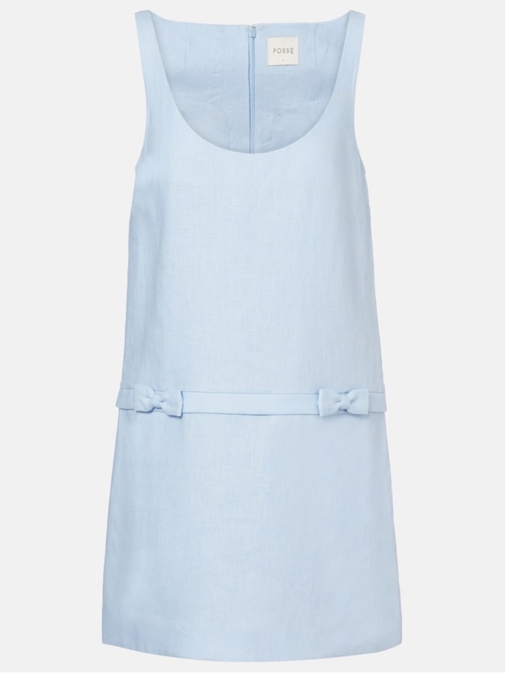 NWT | Posse Linen Mini Dress in Blue | Size: XXS